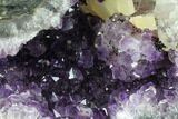 Beautiful Purple Amethyst Geode - Uruguay #87445-3